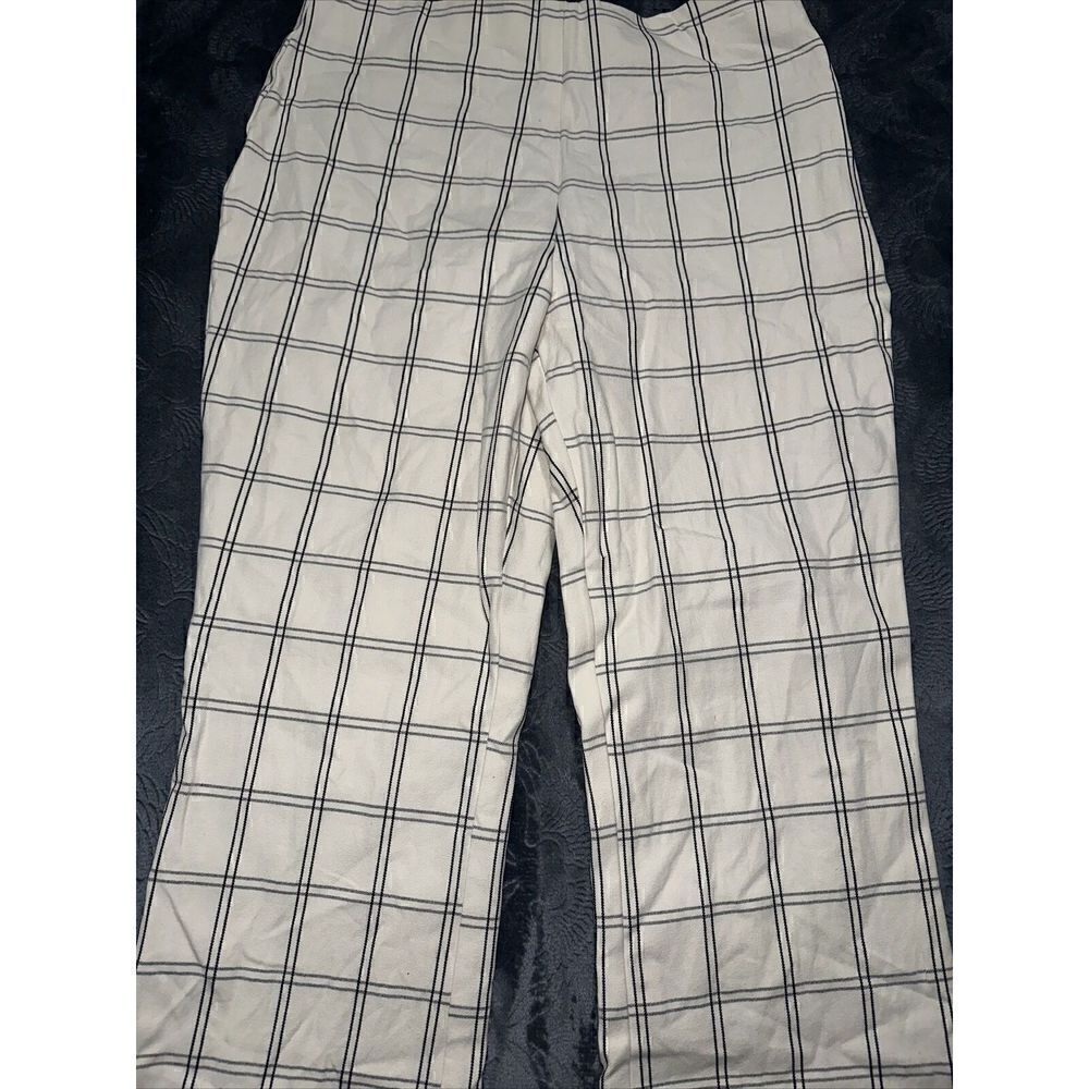 A New Day Women's Size 8 Glen Plaid Side Zip Stretch Dress Pants. NWOT. P